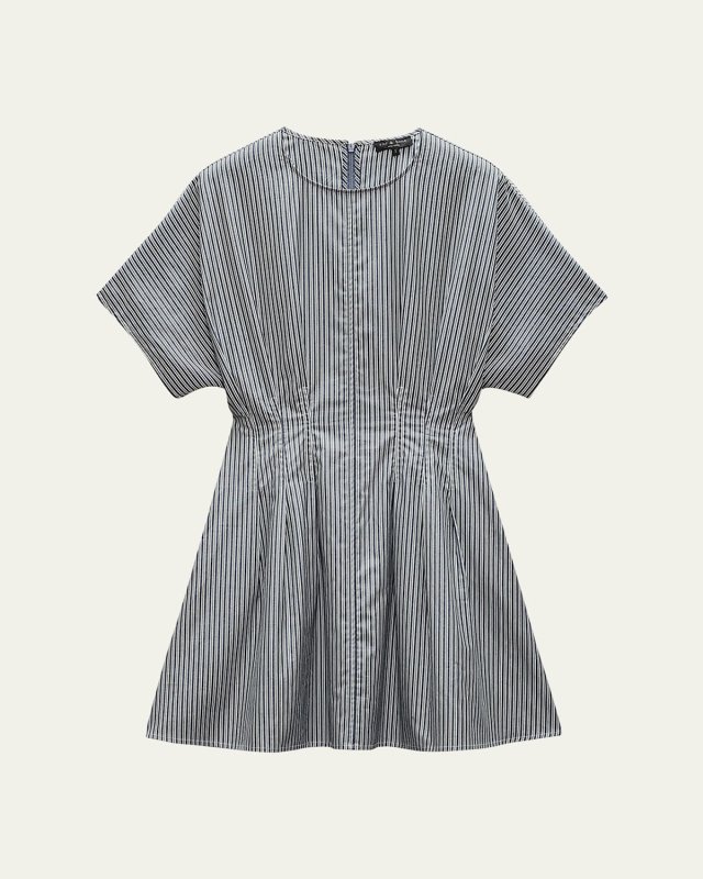 Maddie Stripe Poplin Mini Dress
